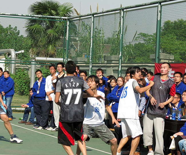 凝心聚力 激揚青春，公司舉行籃球比賽